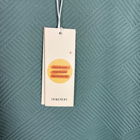 Dokotoo Sage Green Women's Short Sleeve Top - Picture 5 of 6